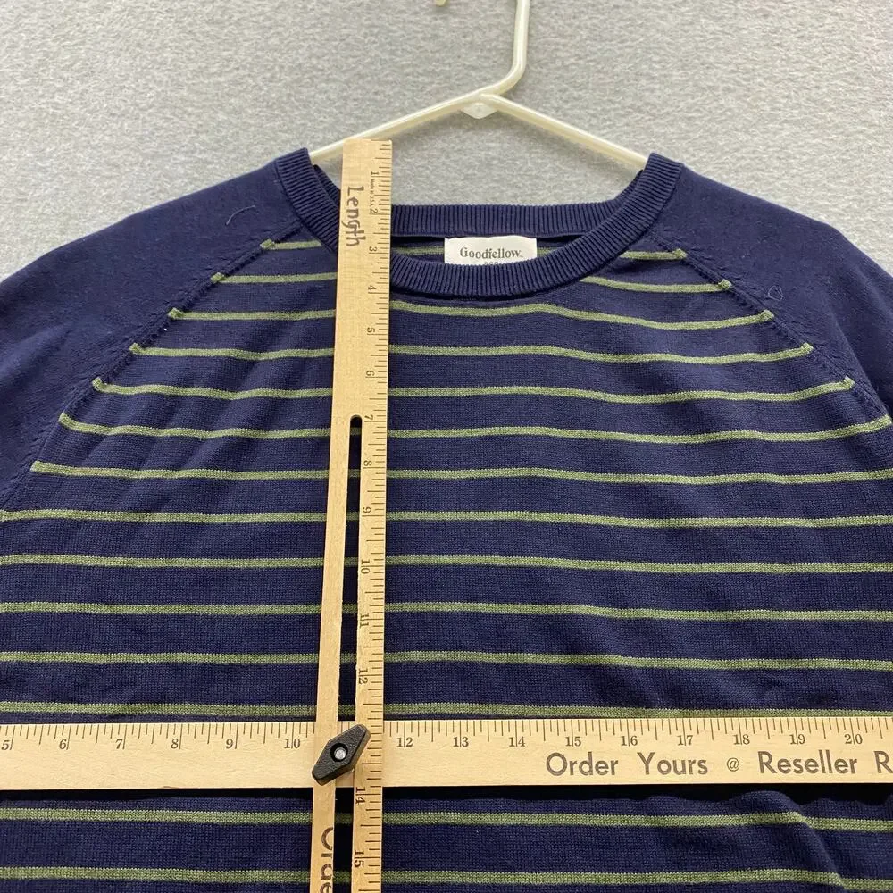 Goodfellow & Co XXL Xavier Navy Stripe Sweater NWT Preppy Coastal Crewneck